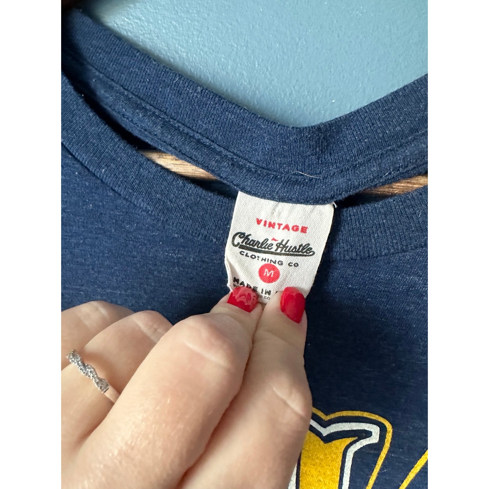 Charlie Hustle West Virginia Gold Rush Tshirt — image 3 of 3